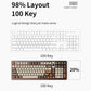 Ajazz AC100 Aluminum Wireless Mechanical Keyboard 2024