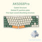 AJAZZ AKS068pro Ergonomic Gasket Mechanical Keyboard