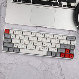 SKYLOONG GK68 White Wireless Mechanical Keyboard